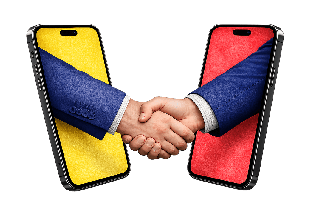 Brands and creators handshake