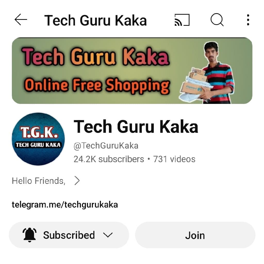 Narayan — Tech & Gadgets creator on Fancall